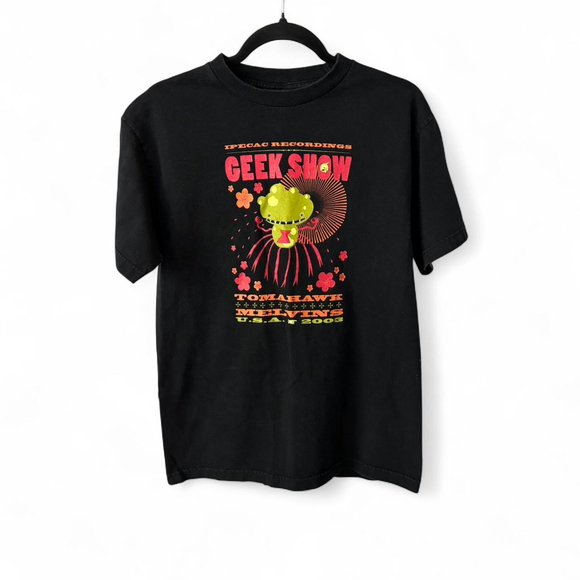 Ipecac Recordings Geek Show Tomahawk Melvins Y2K 2003 black t-shirt size M